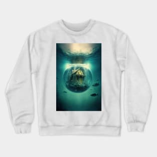 House in bubble Crewneck Sweatshirt